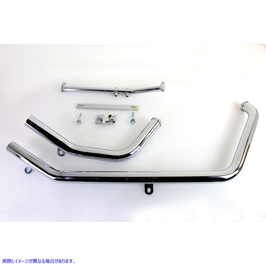 29-0089 エキゾーストヘッダーセット クローム 取寄せ Vツイン Exhaust Header Set Chrome (検索用／ Paughco 716B2B