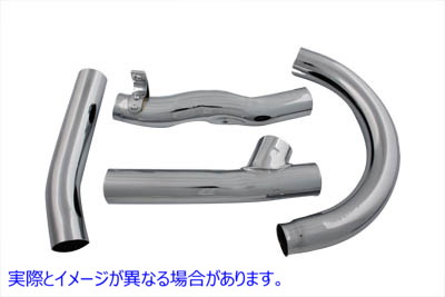 29-1104 エキゾーストシステム クローム Exhaust System Chrome 取寄せ Vツイン (検索用／