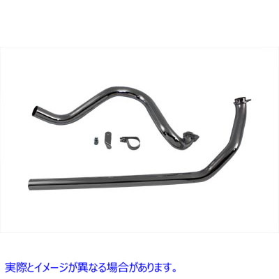 29-1109 トゥルーデュアルクロームエキゾーストシステム 取寄せ Vツイン FLT Shovelhead Exhaust Header (検索用／ Paughco 735H