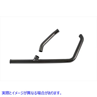 29-1156 2 in 1 エキゾースト パイプ ヘッダー クローム 2 into 1 Exhaust Pipe Header Chrome 取寄せ Vツイン (検索用／733-C5