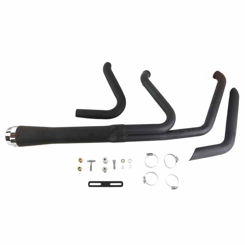 29-8759 ワイアット ガトリング ホールショット エキゾースト セット ブラック Wyatt Gatling Holeshot Exhaust Set Black 取寄