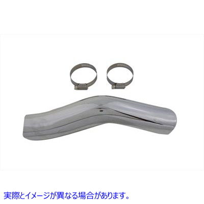 30-0112 クロームリアヒートシールド 取寄せ Vツイン Chrome Rear Heat Shield (検索用／65563-70