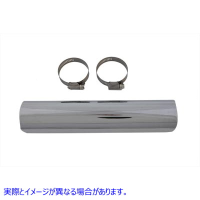 30-0122 ストレート排気熱シールド Straight Exhaust Heat Shield 取寄せ Vツイン (検索用／