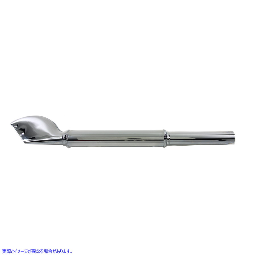 30-0140 レプリカ 31-1/2 インチ ロング フィッシュテール マフラー 取寄せ Vツイン Replica 31-1/2 inch Long Fishtail Muffler