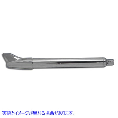 30-0142 1961 レプリ??カ 33 インチ フィッシュテール マフラー 取寄せ Vツイン 1961 Replica 33 inch Fishtail Muffler (検索用