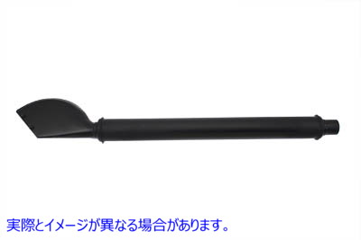 30-0169 ブラックマフラー 取寄せ Vツイン Black Muffler (検索用／1001-30