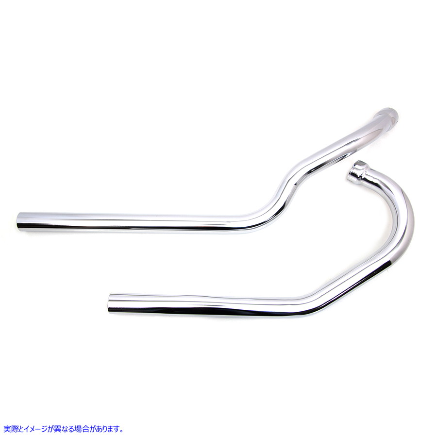 30-0180 K/KHモデルドラッグパイプセットクロム K/KH Model Drag Pipe Set Chrome 取寄せ Vツイン (検索用／ V-Twin
