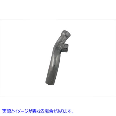 30-0222 取寄せ Vツイン Rear Exhaust Pipe Chrome (検索用／65496-61