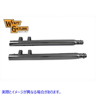 30-0352 ワイアット ガトリングダンパー エキゾーストストレートパイプセット Wyatt Gatling Dumper Exhaust Straight Pipe Set