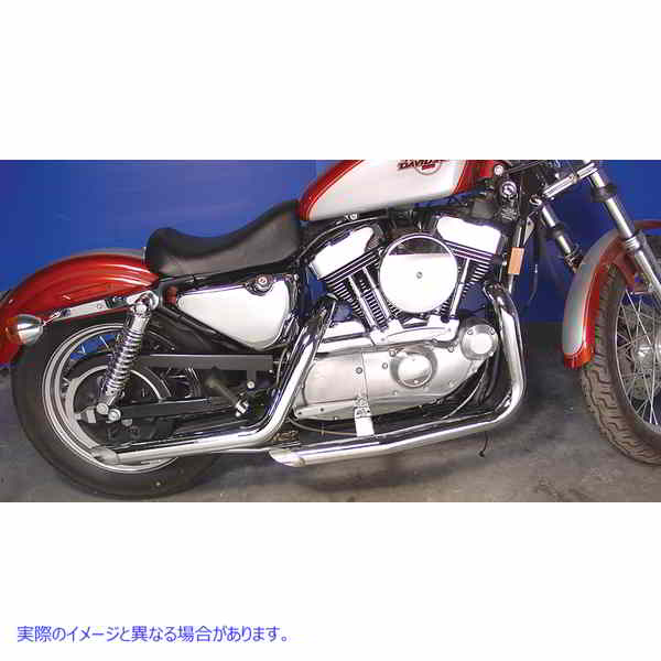 30-0385 エキゾーストドラッグパイプセット サイドスラッシュスタイル 取寄せ Vツイン Exhaust Drag Pipe Set Side Slash Style