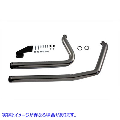 30-0390 Exhaust Header Set Flush Cut Style 取寄せ Vツイン (検索用／ V-Twin