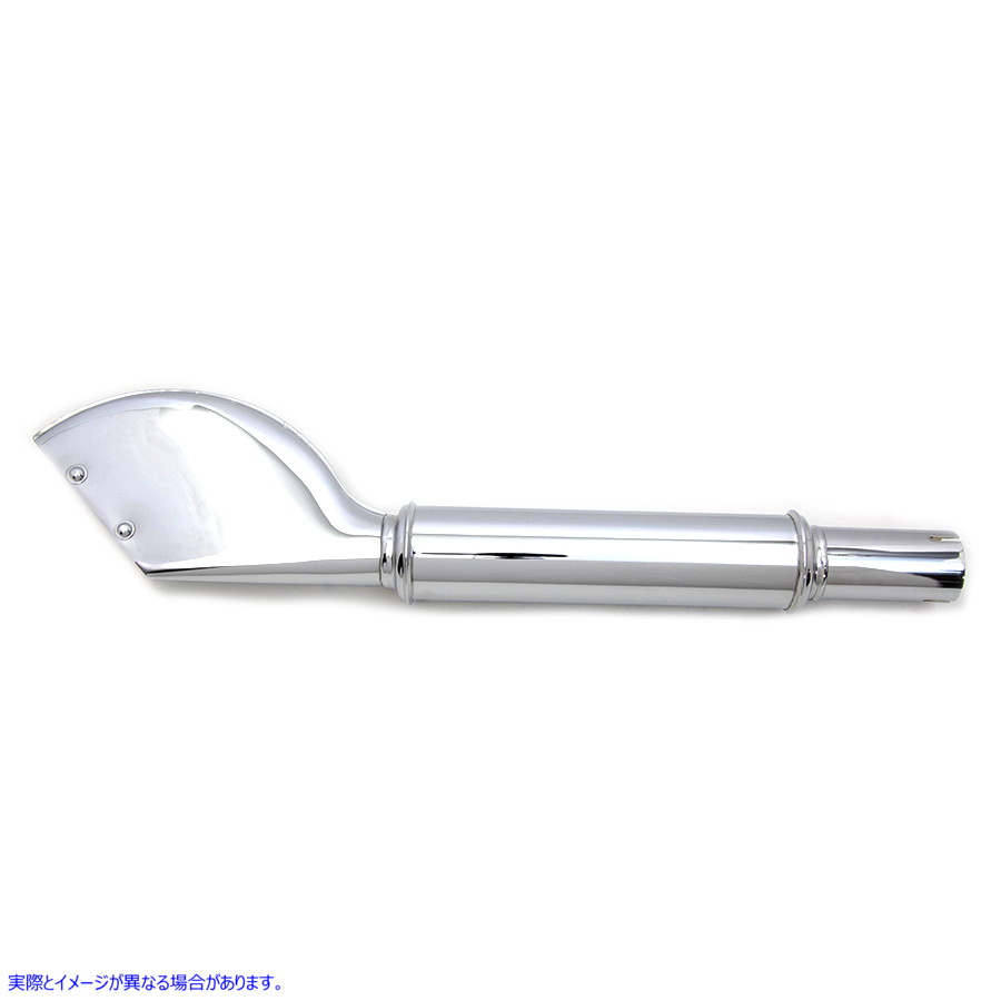 30-0399 24インチ フラッシュゴードン フィッシュテールマフラー 取寄せ Vツイン 24 inch Flash Gordon Fishtail Muffler (検索
