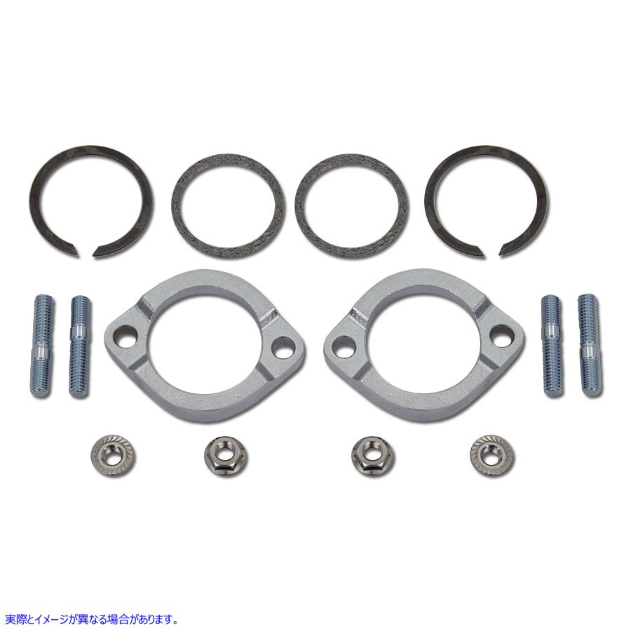 30-0420 排気ポートフランジキット Exhaust Port Flange Kit 取寄せ Vツイン (検索用／