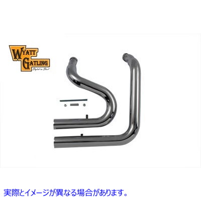 30-0543 ワイアットガトリングエキゾーストドラッグパイプセット スタックタイプ Wyatt Gatling Exhaust Drag Pipe Set Stack Ty