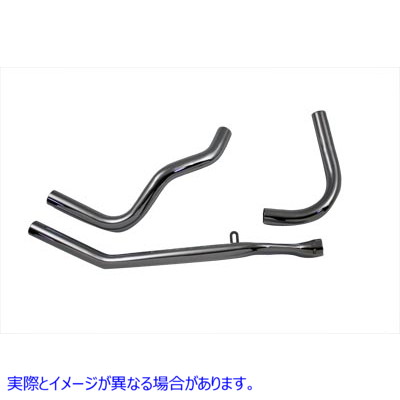 30-0580 排気ヘッダー セット アップスイープ Exhaust Header Set Upsweep 取寄せ Vツイン (検索用／ Paughco 714B1