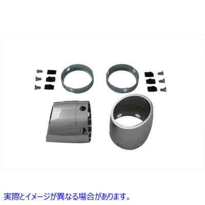 30-0601 3-1/2インチマフラー用スラッシュスタイルチップ Slash Style Tips for 3-1/2 inch Muffler 取寄せ Vツイン (検索用／65