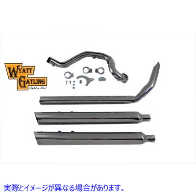 30-0608 ツーリング クロスオーバー エキゾースト ヘッダー システム クローム 取寄せ Vツイン Touring Crossover Exhaust Heade