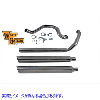 30-0609 ツーリング クロスオーバー エキゾースト ヘッダー システム クローム 取寄せ Vツイン Touring Crossover Exhaust Heade