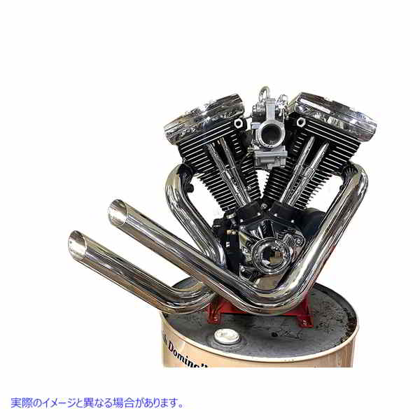 30-0655 Softail Zoomies排気ドラッグパイプセットクロム Softail Zoomies Exhaust Drag Pipe Set Chrome 取寄せ Vツイン (検索用／ V-Twin
