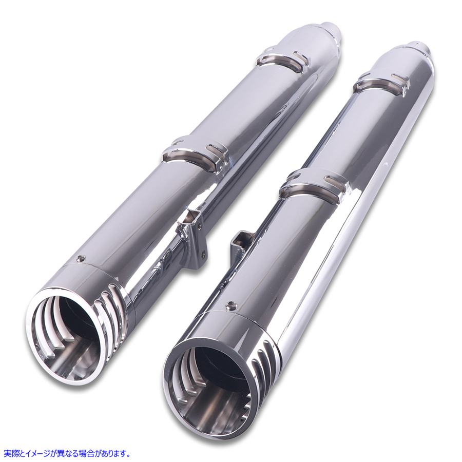 30-0662 インディアン スリップオン マフラー セット クローム Indian Slip On Muffler Set Chrome 取寄せ Vツイン (検索用／