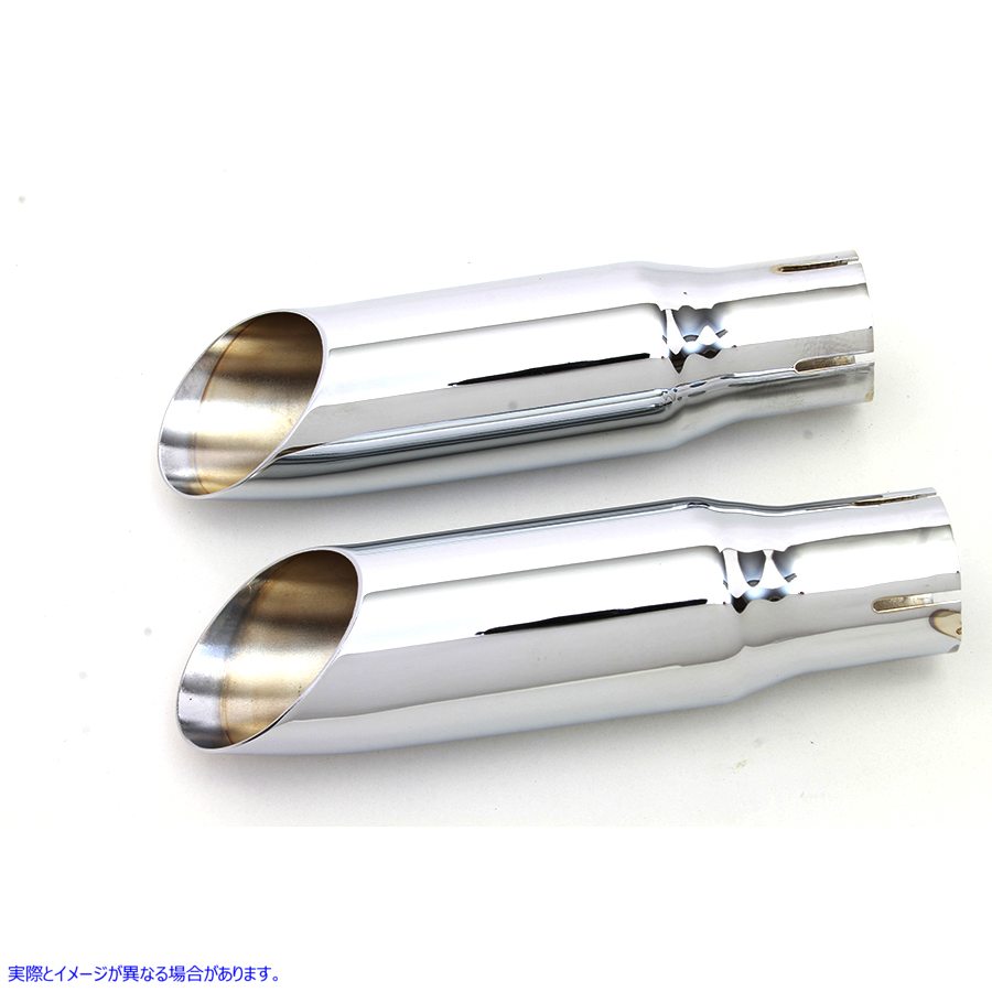 30-0672 クロームミニエキゾーストチップセット Chrome Mini Exhaust Tip Set 取寄せ Vツイン (検索用／