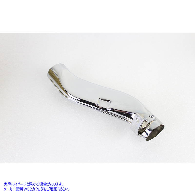 30-0680 フラットインチスカッシュインチパイプ（タブ付きクローム） 取寄せ Vツイン Flat inchSquash inch Pipe with Tab Chrom