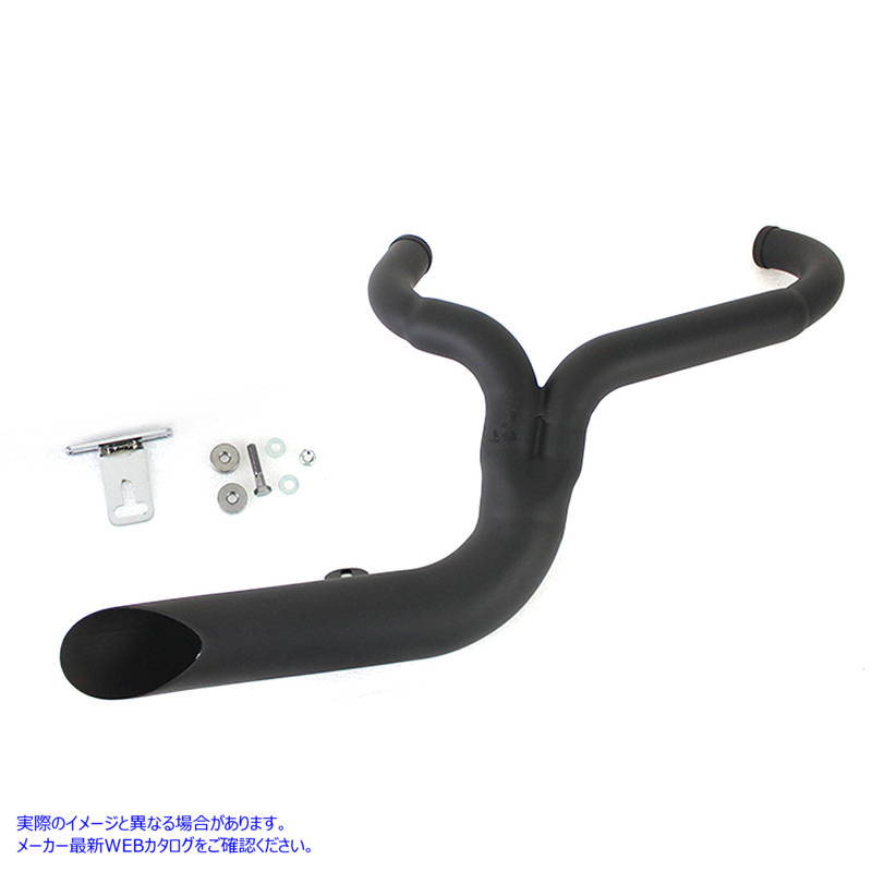 30-0710 FXD 2:1 レイクサイド パイプ エキゾースト ブラック FXD 2:1 Lake Side Pipe Exhaust Black 取寄せ Vツイン (検索用／