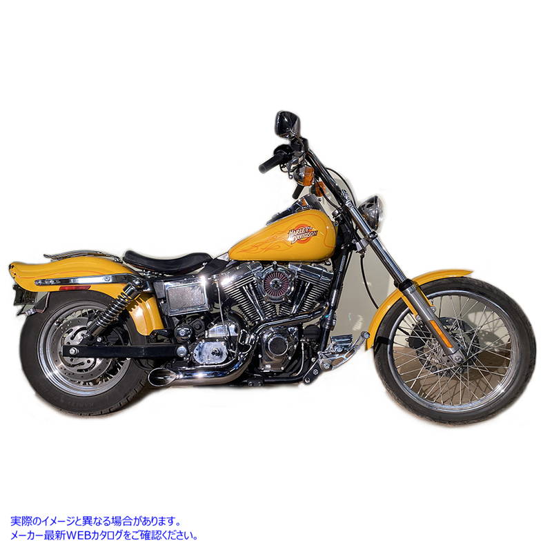 30-0711 FXD 2:1 レイクサイド パイプ エキゾースト クローム FXD 2:1 Lake Side Pipe Exhaust Chrome 取寄せ Vツイン (検索用／