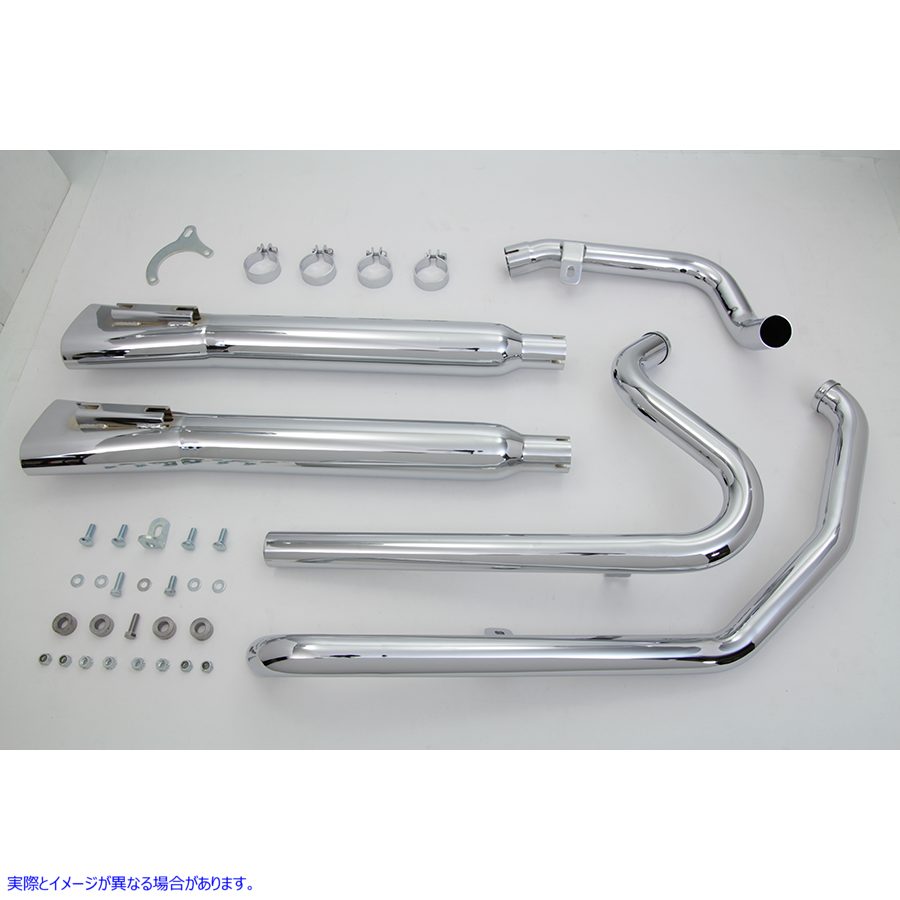 30-0764 クロスオーバーエキゾーストヘッダーおよびマフラーキット 取寄せ Vツイン Crossover Exhaust Header and Muffler Kit (