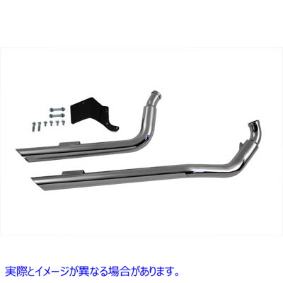 30-0786 エキゾーストドラッグパイプセットスイーパー Exhaust Drag Pipe Set Sweeper 取寄せ Vツイン (検索用／