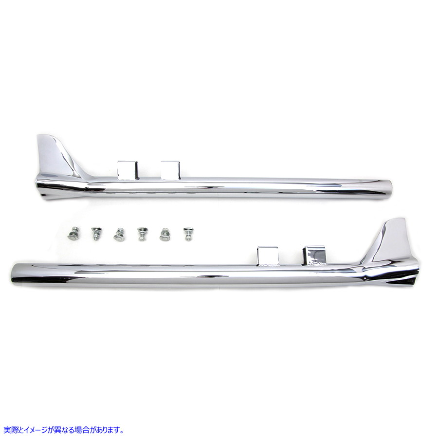 30-0805 33 インチ ブロンクス ストレート テール セット クローム 33 inch Bronx Straight Tail Set Chrome 取寄せ Vツイン (検