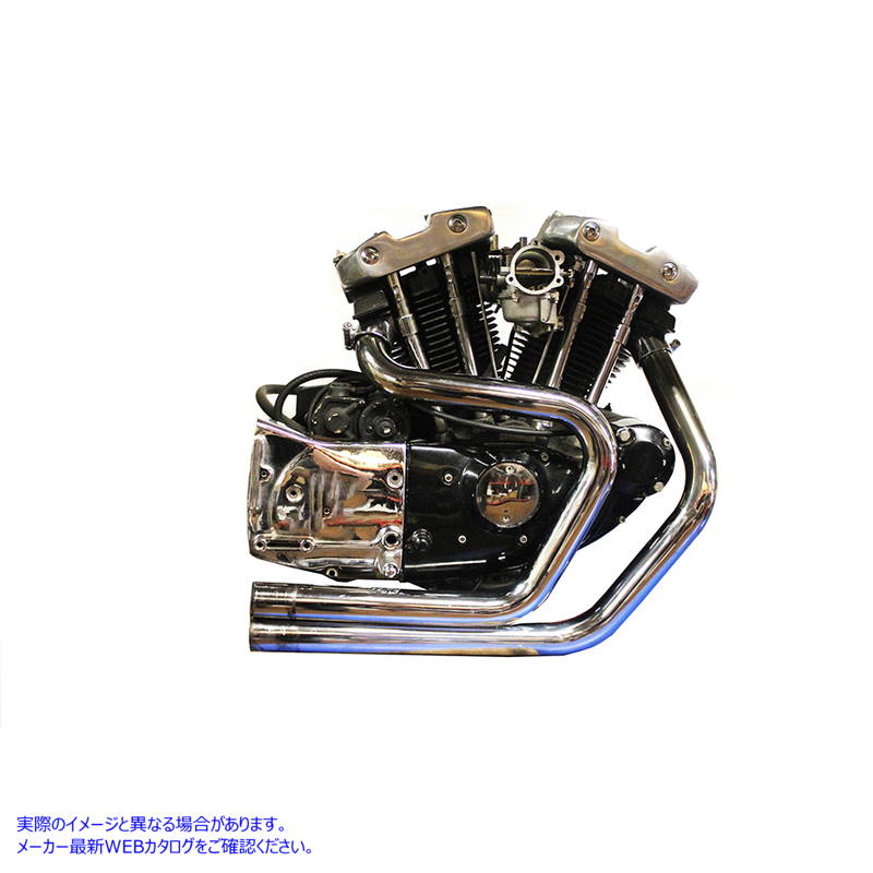 30-0891 2:1 エキゾーストヘッダーセット クローム 2:1 Exhaust Header Set Chrome 取寄せ Vツイン (検索用／