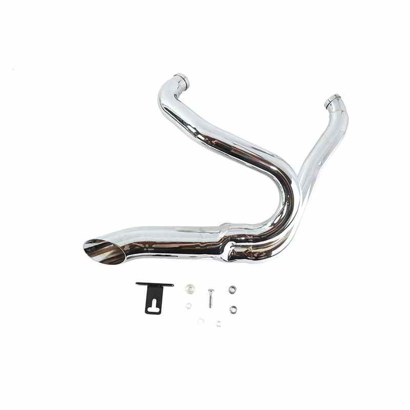 30-0922 クローム ワイアット ガトリング 2 into 1 排気管ヘッダー キット Chrome Wyatt Gatling 2 into 1 Exhaust Pipe Header