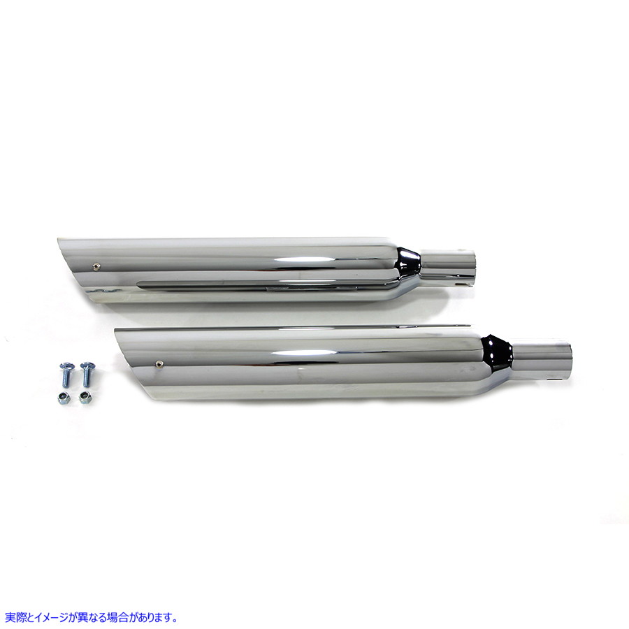 30-0985 サイドスラッシュスタイルスリップオンマフラーセット Side Slash Style Slip-On Muffler Set 取寄せ Vツイン (検索用／