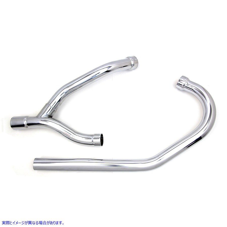 30-1082 2から1 khの排気ヘッダーセットChrome 2 into 1 KH Exhaust Header Set Chrome 取寄せ Vツイン (検索用／65489-54CH V-Twin