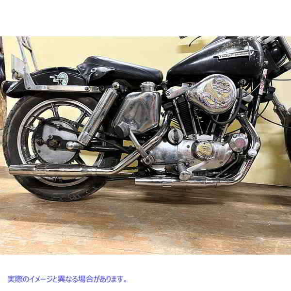 30-1264 XLH-XLCH デュアルタイプエキゾーストシステム 取寄せ Vツイン Tapered Muffler Exhaust Kit Chrome Dual Type (検索用