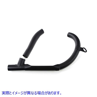 30-1273 レプリカエキゾーストヘッダーセット ブラック 取寄せ Vツイン Replica Exhaust Header Set Black (検索用／