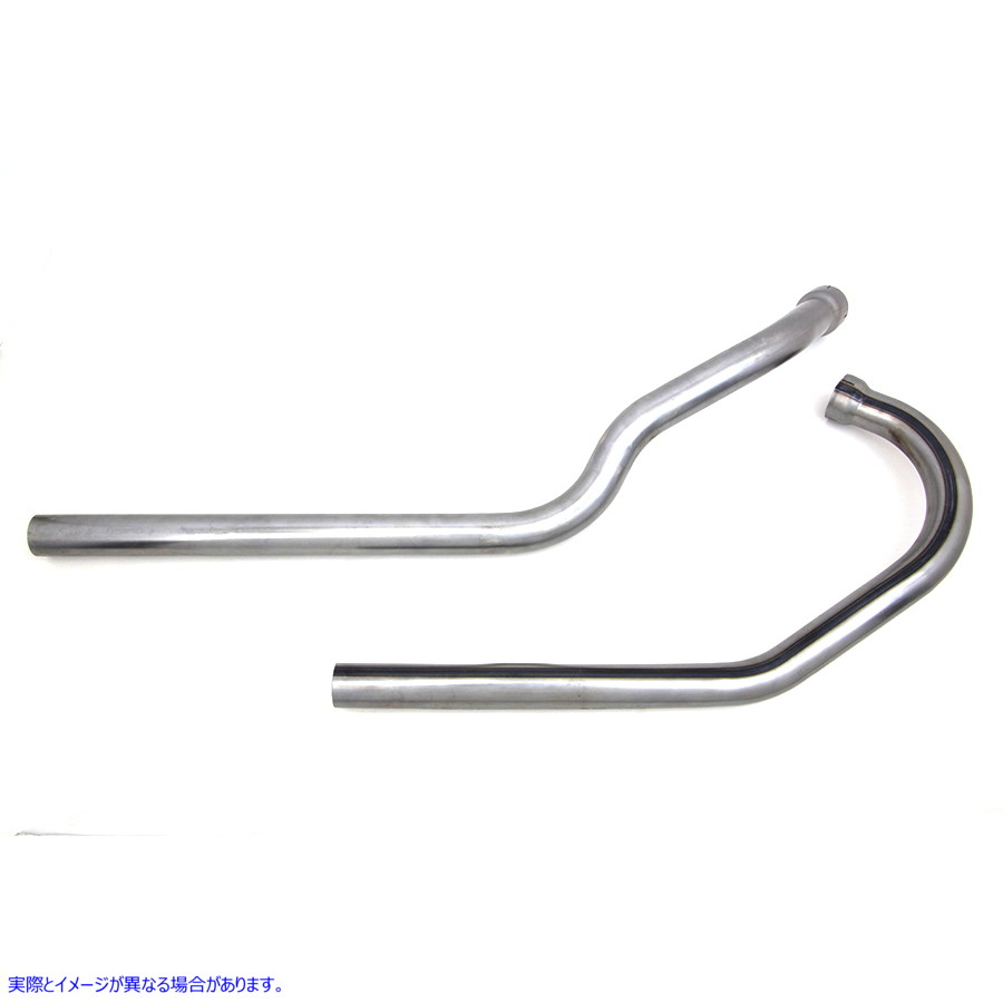 30-1288 K/kHモデルドラッグパイプセットRAW K/KH Model Drag Pipe Set Raw 取寄せ Vツイン (検索用／ V-Twin