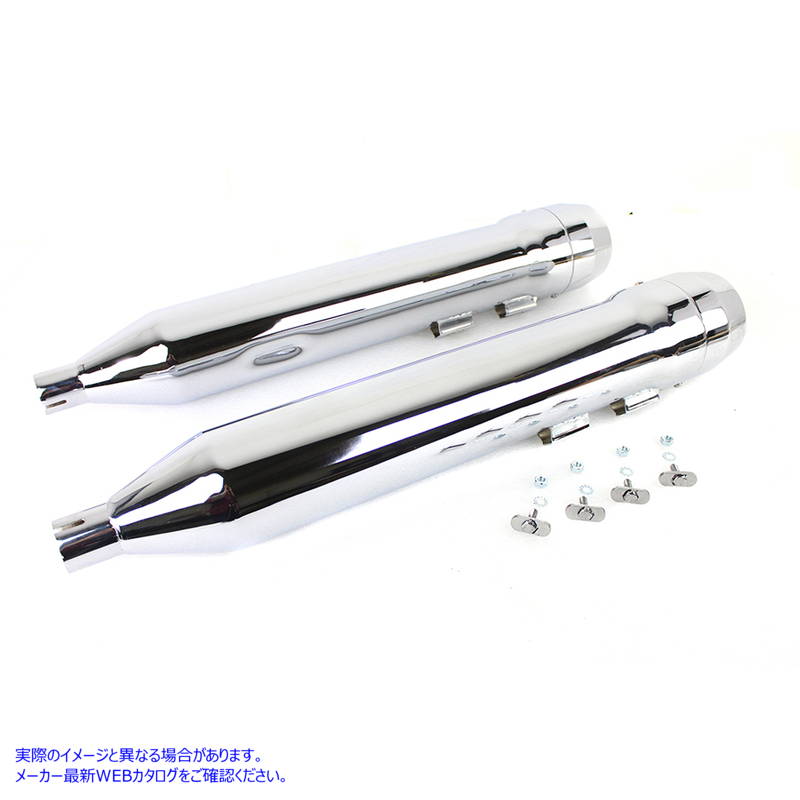 30-1618 グレネードマフラーセット クローム Grenade Muffler Set Chrome 取寄せ Vツイン (検索用／