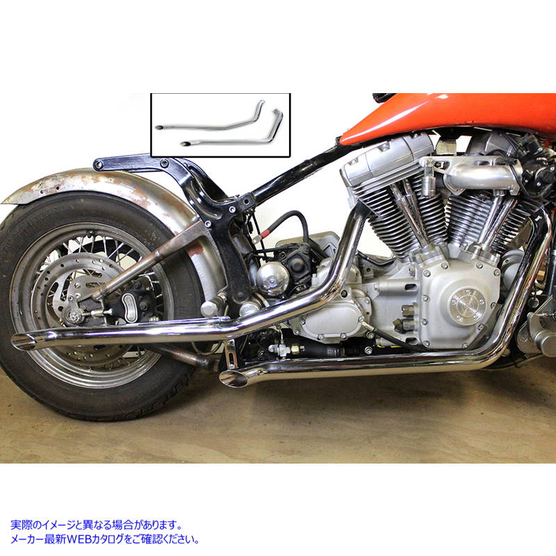 30-2166 エキゾーストドラッグパイプセット グース Exhaust Drag Pipe Set Goose 取寄せ Vツイン (検索用／