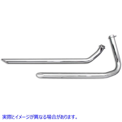 30-3155 1-3/4 インチリジッドショットガンエキゾーストドラッグパイプセット 1-3/4 inch Rigid Shotgun Exhaust Drag Pipe Set