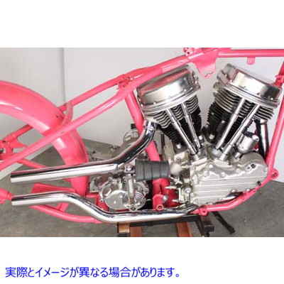 30-3205 エキゾーストドラッグパイプセット サイドバイサイドスタイル 取寄せ Vツイン Exhaust Drag Pipe Set Side by Side Styl