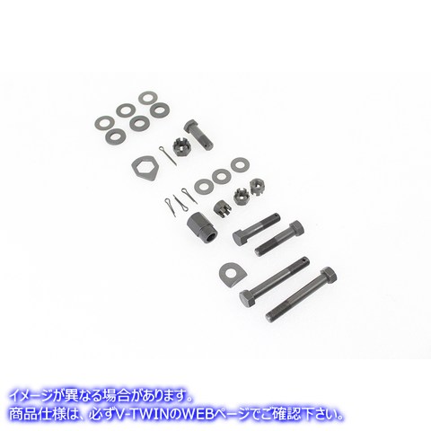 3036-22 上下モーターマウントキットパーカーライズド 取寄せ Vツイン Upper and Lower Motor Mount Kit Parkerized (検索用／ C