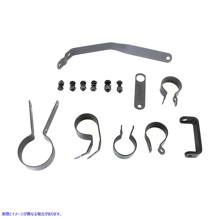 31-0000 パーカーライズド サービカー クランプ セット 取寄せ Vツイン Parkerized Servi-Car Clamp Set (検索用／