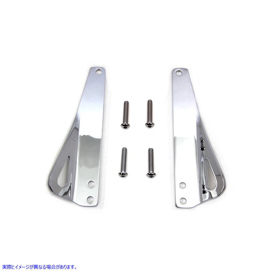 31-0025 クロムメッキタイダウンブラケット Chrome Plated Tie Down Brackets 取寄せ Vツイン (検索用／93500006