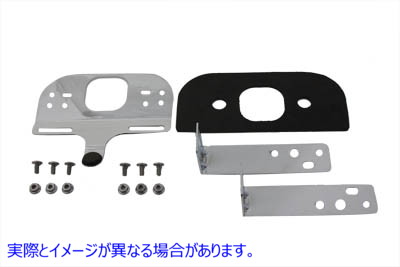 31-0097 テールランプ調整ブラケット クローム Tail Lamp Adjustable Bracket Chrome 取寄せ Vツイン (検索用／