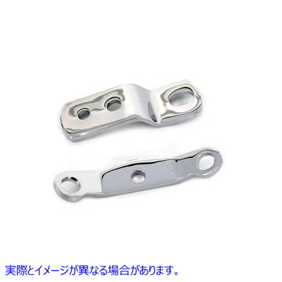 31-0115 クロームトップモーターマウント 2個セット 取寄せ Vツイン Chrome Top Motor Mount 2 Piece Set (検索用／16250-57