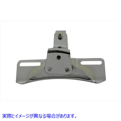 31-0158 ナンバープレートフレームブラケットクローム License Plate Frame Bracket Chrome 取寄せ Vツイン (検索用／59983-75