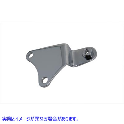 31-0187 クロムバッテリートレイキャリアブラケット 取寄せ Vツイン Chrome Battery Tray Carrier Bracket (検索用／66212-65