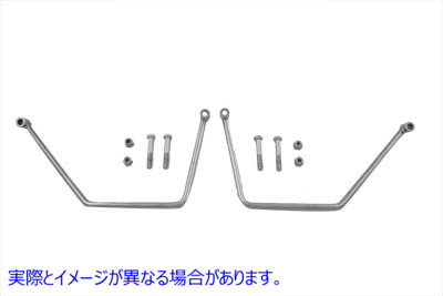 31-0213 クロームサドルバッグサポートセット 取寄せ Vツイン Chrome Saddlebag Support Set (検索用／